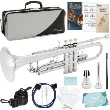Kmise Bb Standard Trumpet, Premium Brass Trumpet...