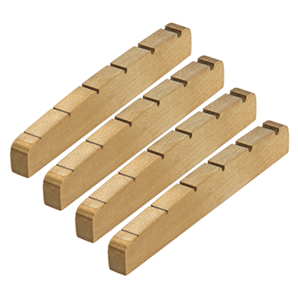 4 pcs Copper Guitar Nut 6 String Nut Slotted 42mm Für Strat Tele