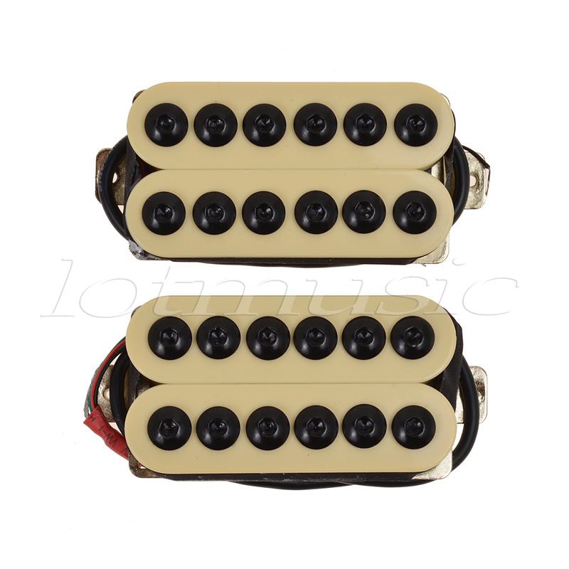 Electric Guitar Humbucker Pickup Bridge Neck Set Double Coil Invader