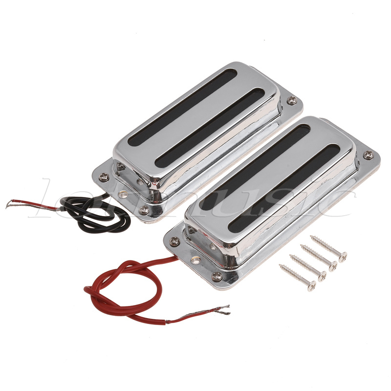 Mini Humbucker Pickups Set Bridge and Neck for Rickenbacker Bass Guitar