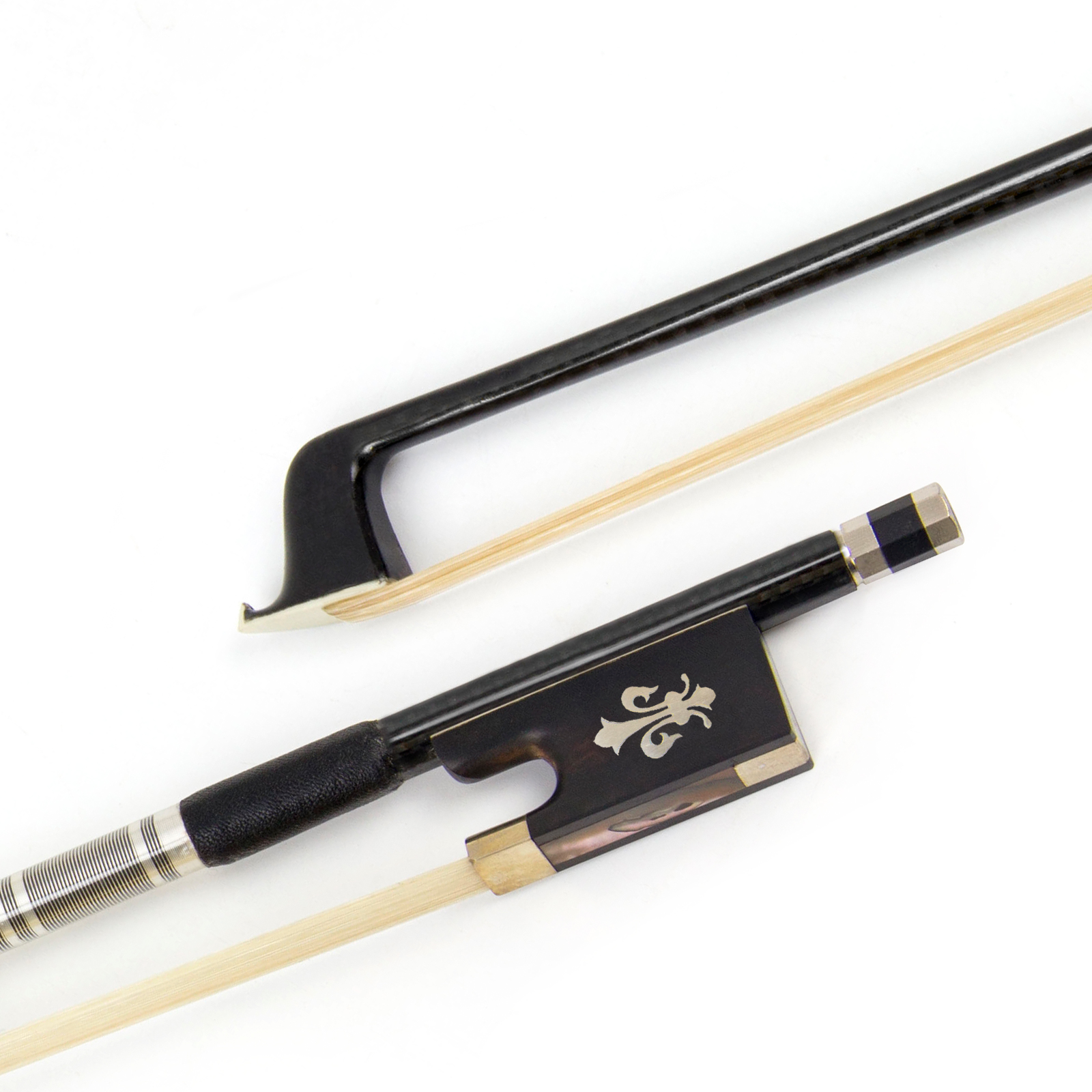 Violin Bow Stunning Fiddle Bow Carbon Fiber for Violins_Musical