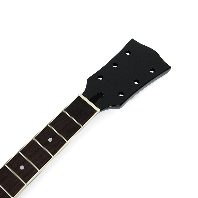 Kmise Electric Guitar Neck for Gibson Les Paul Black Gloss Canada Maple