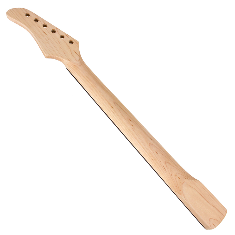 Kmise Electric Guitar Neck for Fender Start Clear Satin Canada Maple 22 Frets Dual Truss Rod