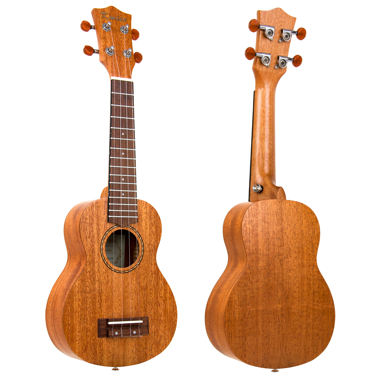 Kmsie Soprano Ukulele Mahogany 21 inch 18:1 Adva...