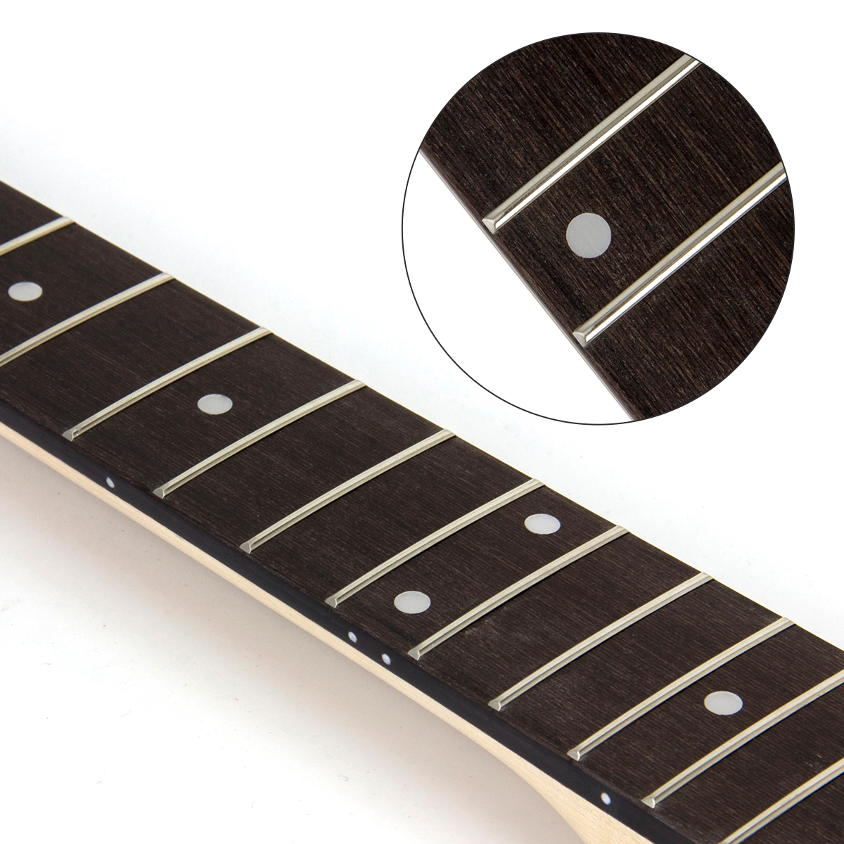 Kmise Electric Guitar Neck Canada Maple 22 Frets HPL Fingerboard Bolt