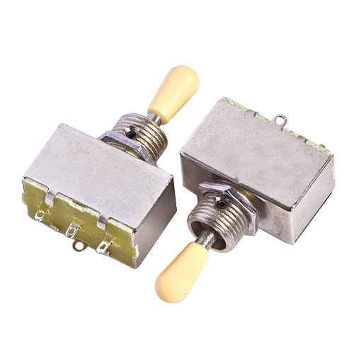 2pcs 3 WAY Toggle Switch/knob Chrome for Fender Replacement_Musical