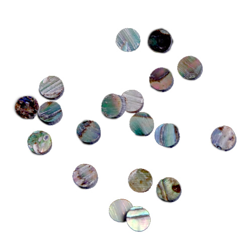 50pcs Green Abalone Inlay Material Dots 6mm Guitar Parts_Musical