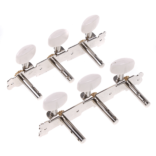 5 Sets Classical Guitar Tuning Keys Pegs Machine Heads Tuner with White