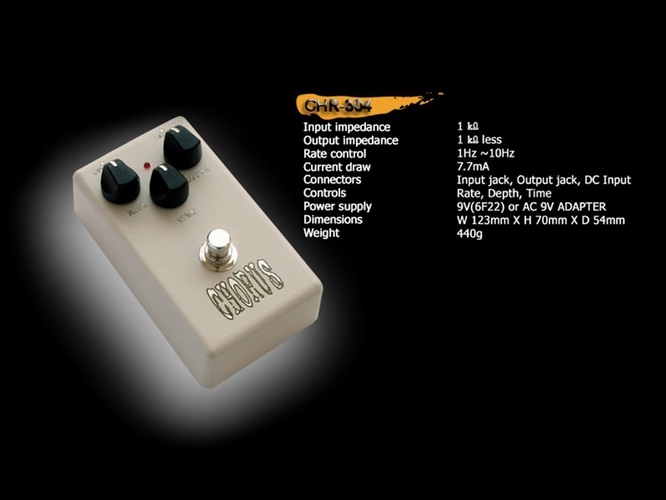 Effect Pedal Chorus Genuine Belcat CHR304 Guitar CHORUS Side Tone Single Eff..._Musical