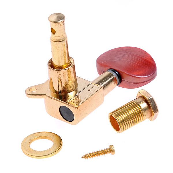 1set 3L3R K801 Enclosed Gold Tuning Pegs Machine Head Tuners w/peal