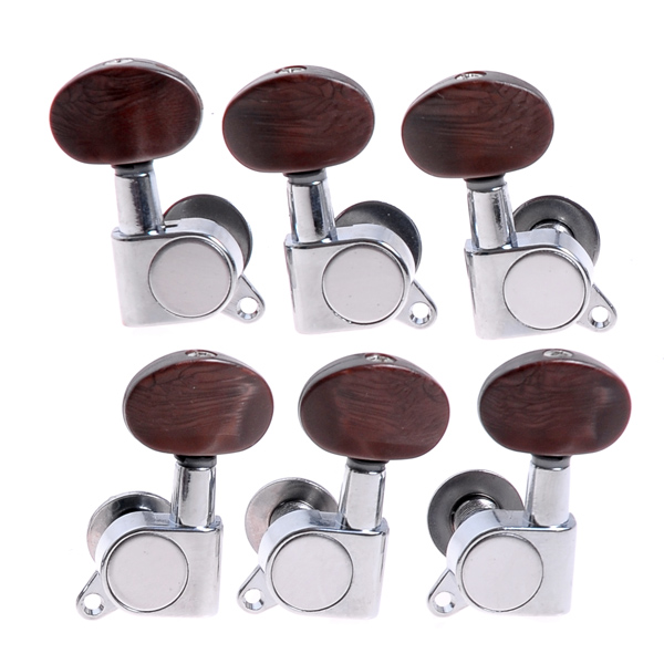 1set 3L3R K801 Chrome Enclosed Tuning Pegs Machine Head Tuners w
