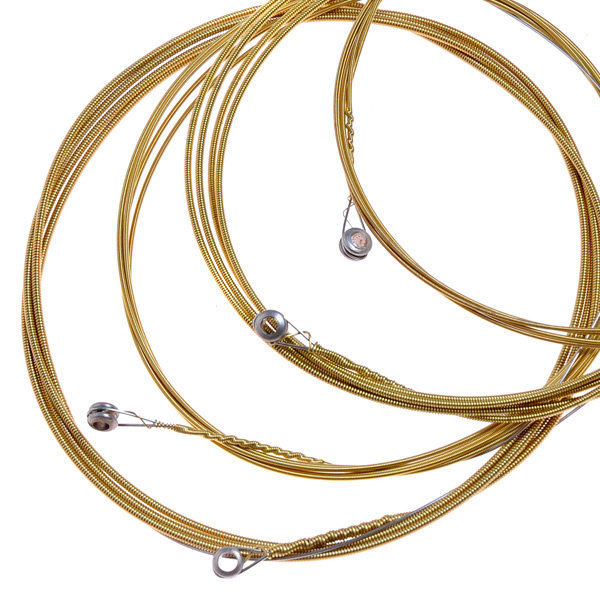 1set 6 Steel Strings for Acoustic Guitar 150xl/.304mm Gauge_Musical