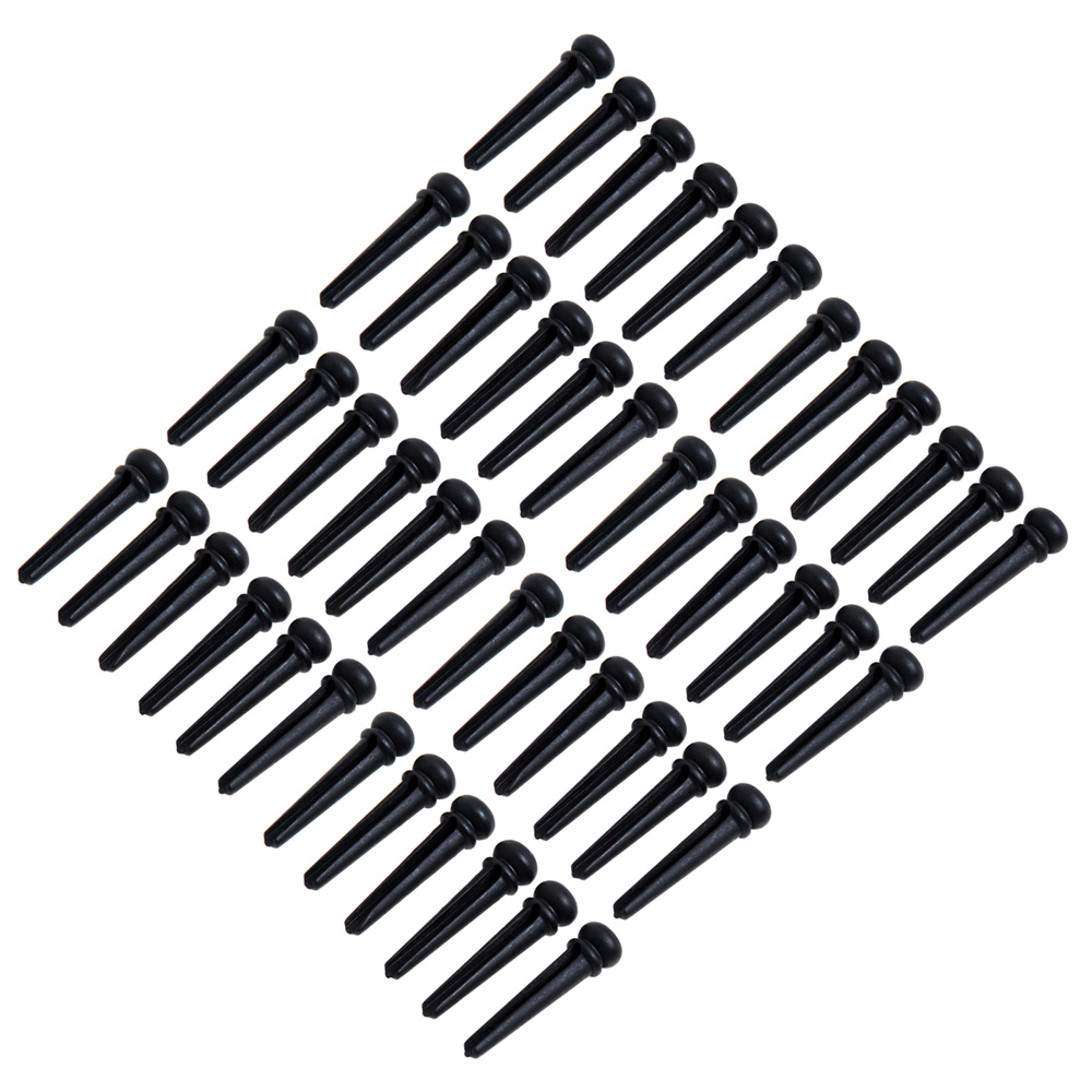 8sets of 48pcs High Quality Ebony Guitar Bridge Pins Fits for Acoustic