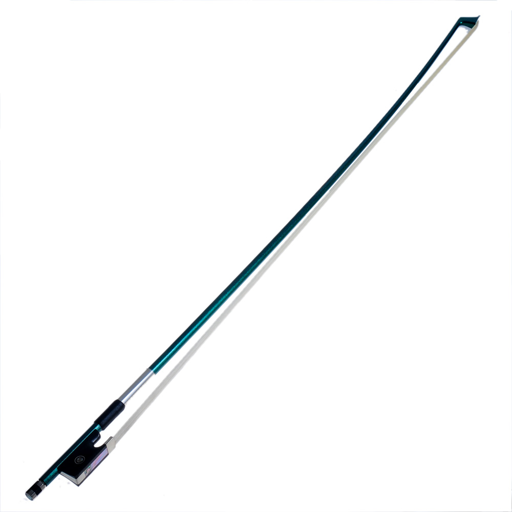 1pc High Quality Green Carbon Fiber Violin Bow Stunning Bow 3/4 Violin Bow 