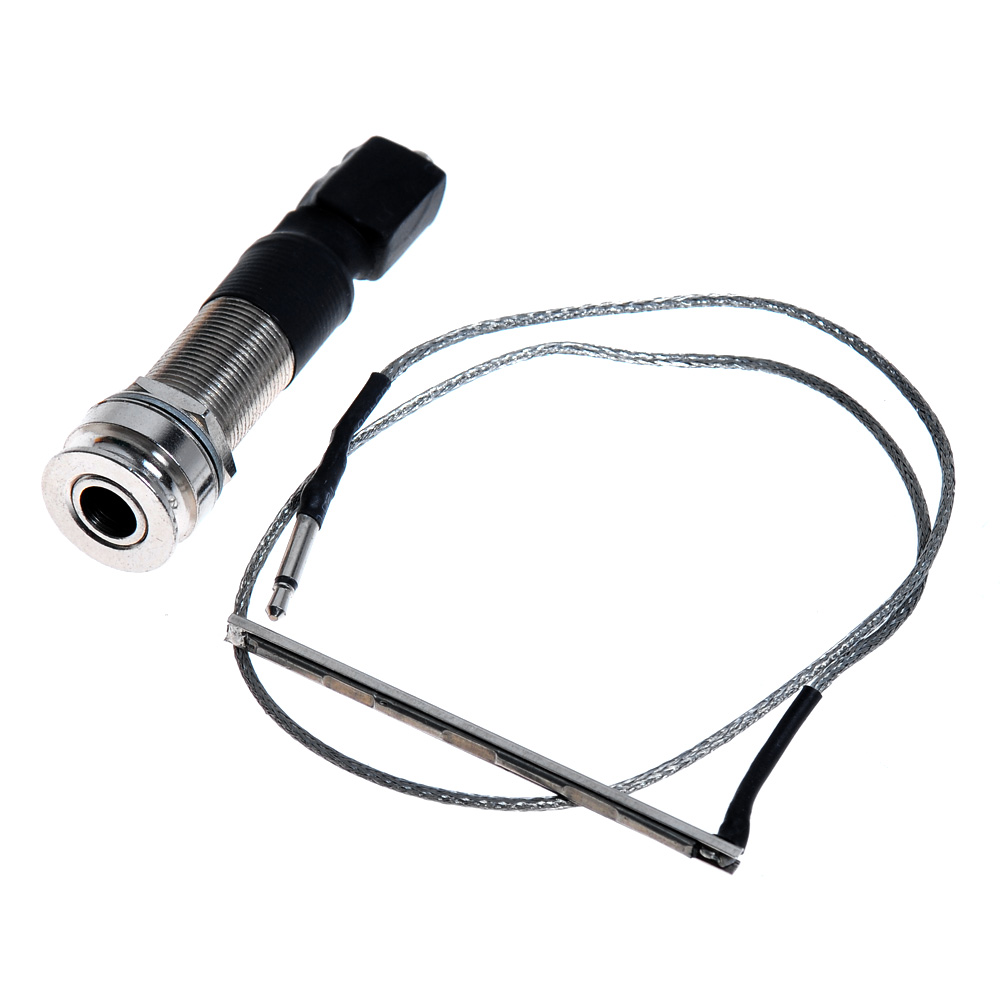 10sets 1/4" Stereo End Pin Jack Connection with Ukulele Piezo Pickup Under-sa.