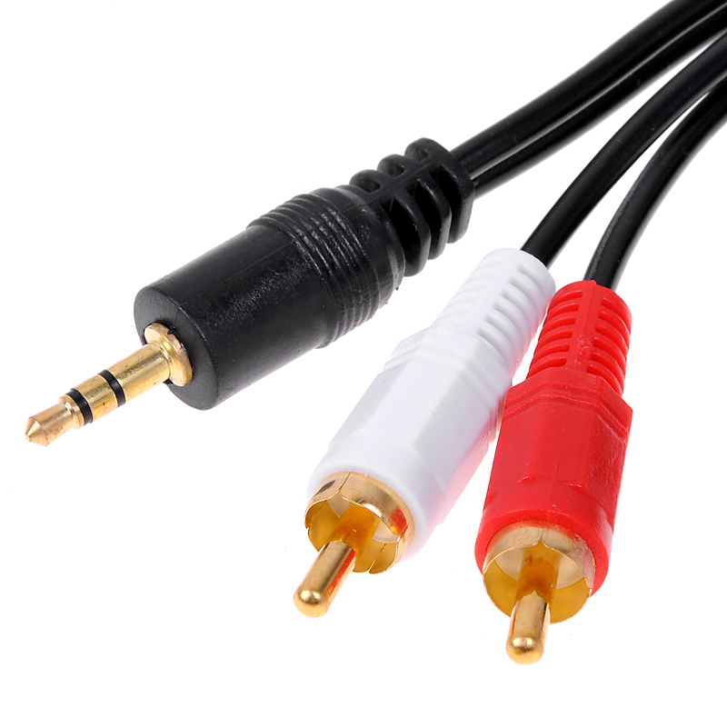3,5 auf 2 Cinch-Stereo-Audio-Kabel-Adapter - miaoyin