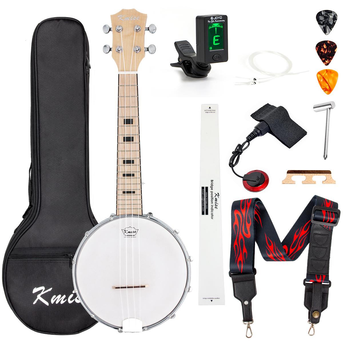 Banjo Ukulele 23 Inch Concert Size With Bag Tune...