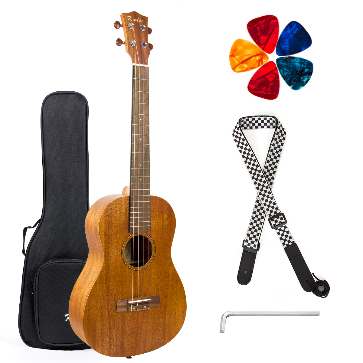 Kmise Baritone Ukulele Mahogany 30 inch D'Addari...